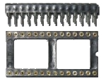 28 pin IC sockel 15.24mm delning