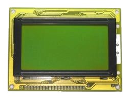 Grafisk LCD 128x64 med gulgrön backlight