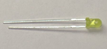 Led 3mm gul intensiv